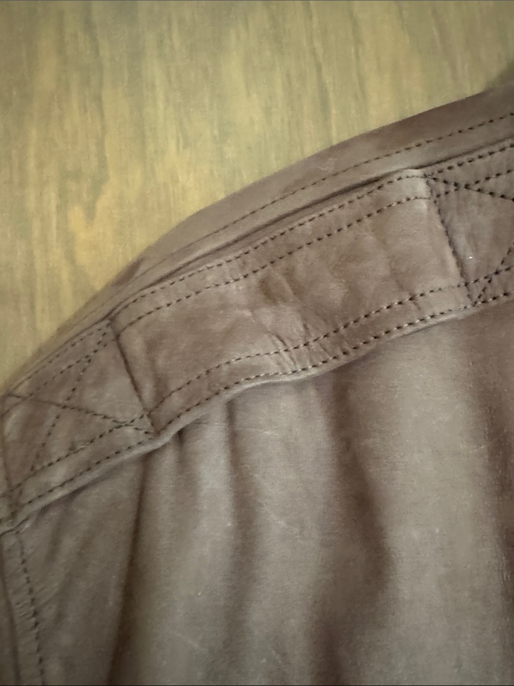 Brown Suede Bomber Jacket - Women's Leather Coat - Picture 6 of 8